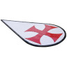 Kite shield with Maltese cross